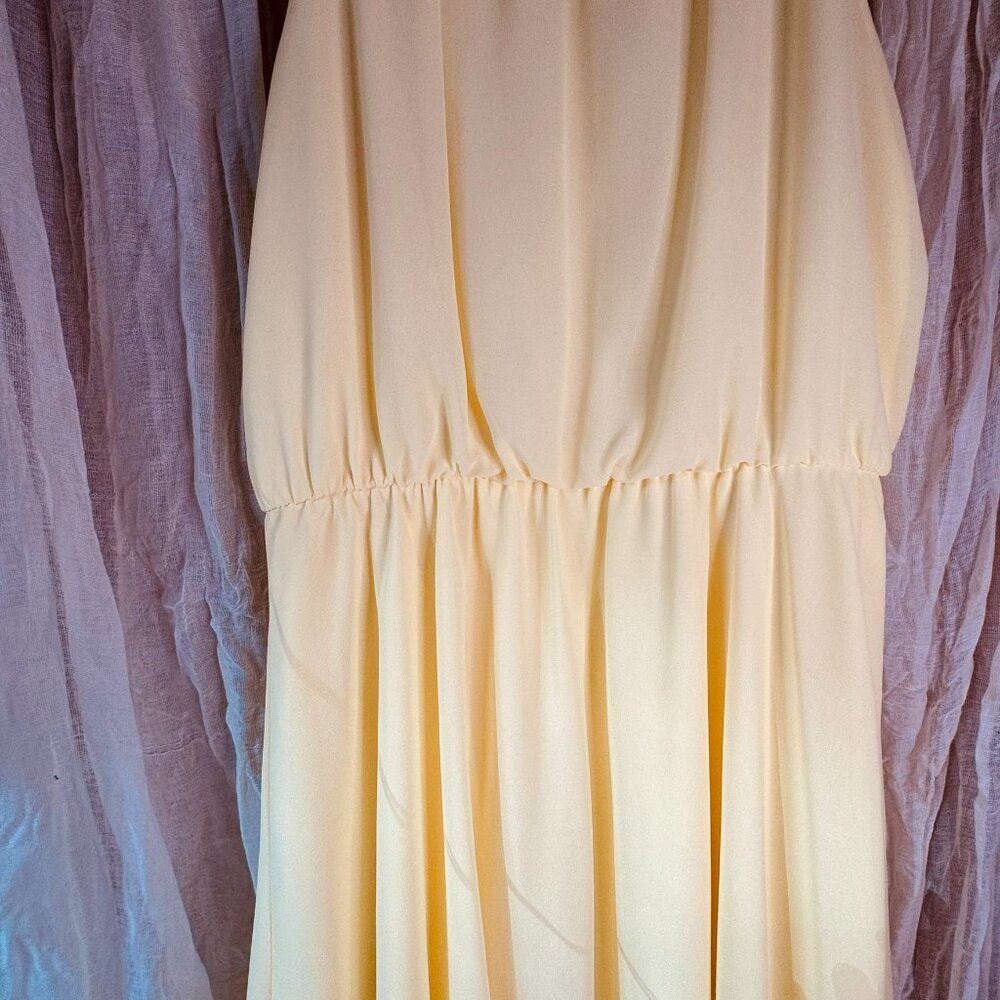 Blue Rain Wedding Guest Dress (Yellow) Size M - Picture 8 of 10